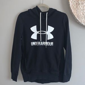 Under Armour Black Hoodie - Loose Fit - XS